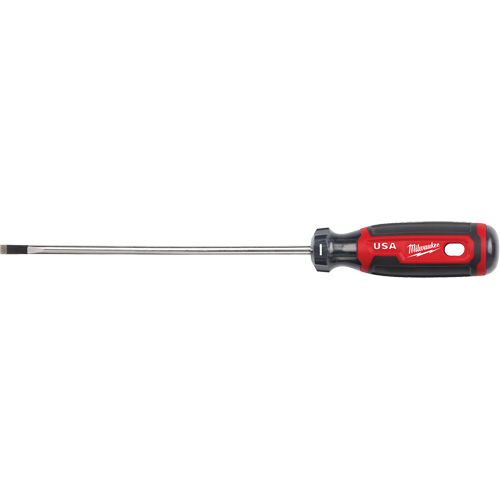 Tournevis d&eacute;b&eacute;niste, Tige de 3/16", Ronde, 254 mm lo, Prise en Coussin&eacute;e Rideout Tool & Machine Inc.