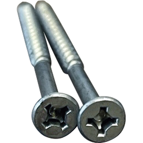 Phillips/Square Particle Board Screw, #8 x 3" L, Plain Rideout Tool & Machine Inc.