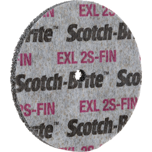 Meule homog&egrave;ne Scotch-Brite EXL, 3" x 1/2", Arbre de 1/4" Rideout Tool & Machine Inc.