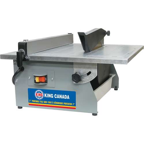 Scie &agrave; carreaux portable 7" Rideout Tool & Machine Inc.