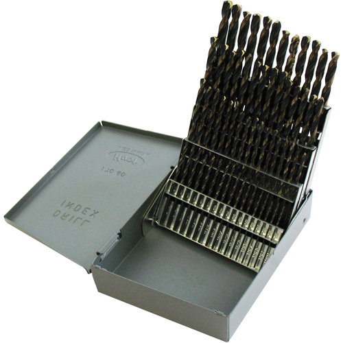 Jeu de m&egrave;ches s&eacute;rie courte, 60 morceaux, Acier rapide Rideout Tool & Machine Inc.