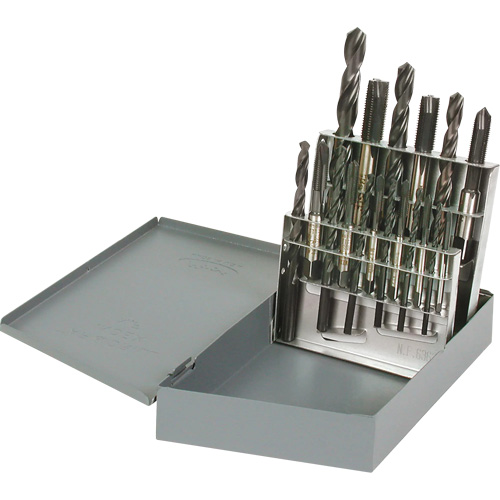 Hand Tap & Drill Set, 18 Pieces Rideout Tool & Machine Inc.
