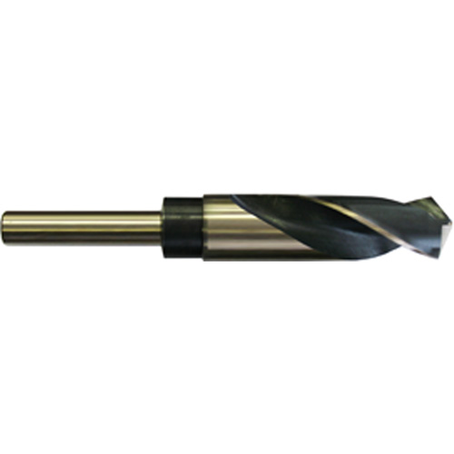 Reduced Shank Prentice Drill Bit, 33/64", Cobalt, 3" Flute Rideout Tool & Machine Inc.