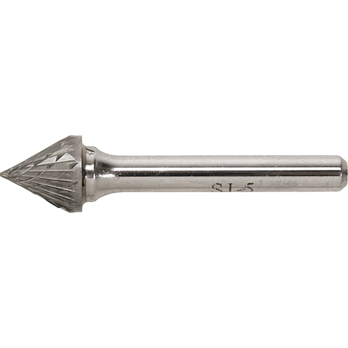 Fraise au carbure dur, SJ-1, 1/4" dia., 1/4" Tige, 3/16" Prof. de la coupe Rideout Tool & Machine Inc.