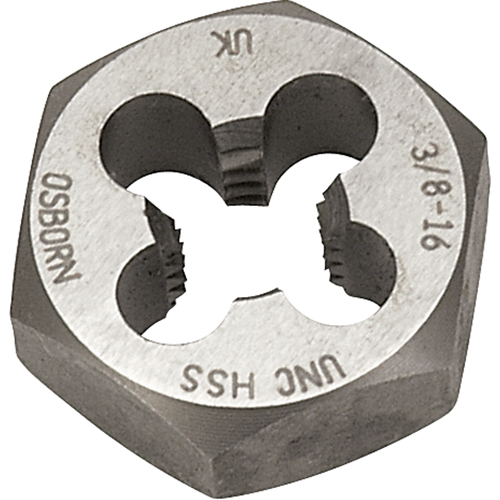 &eacute;crou-fili&egrave;re hexagonal, dia. 7/10", Filet de 1/4"-28, Acier rapide Rideout Tool & Machine Inc.
