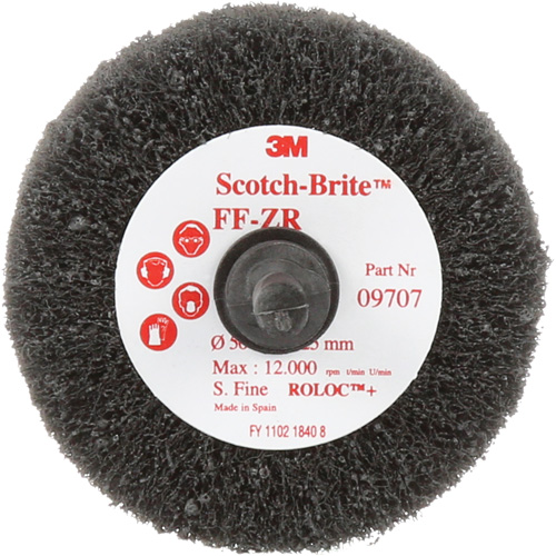 Scotch-Brite Cut & Polish Flap Brush, Aluminum Oxide, Fine Grit, 2" x 1" x 1/4" Rideout Tool & Machine Inc.