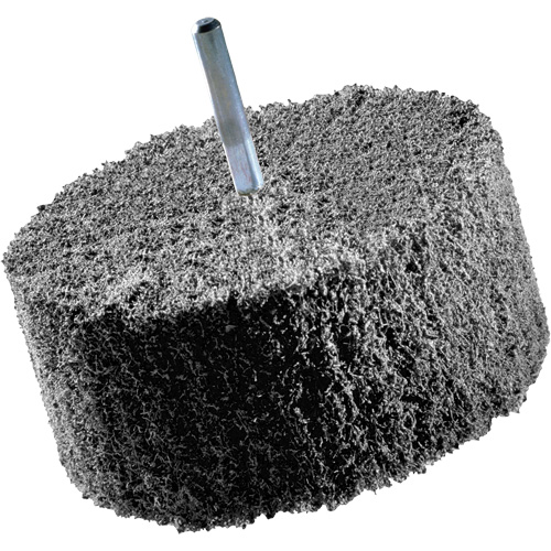 Meules de finition Scotch-Brite, 8" x 2", Arbre de 3" Rideout Tool & Machine Inc.