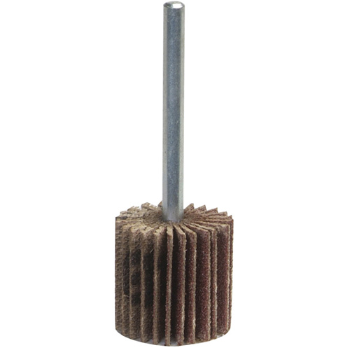 Mini-meule &agrave; lamelles Grind-O-Flex, Oxyde d'aluminium, Grain 60, 3" x 1/2" x 1/4" Rideout Tool & Machine Inc.