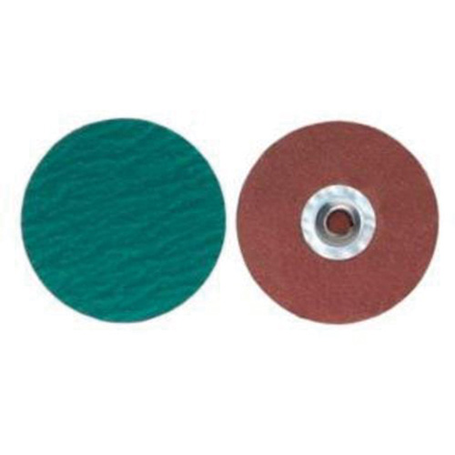 Quick-Change Cloth Disc, 4" Dia., 36 Grit, Zirconium Rideout Tool & Machine Inc.