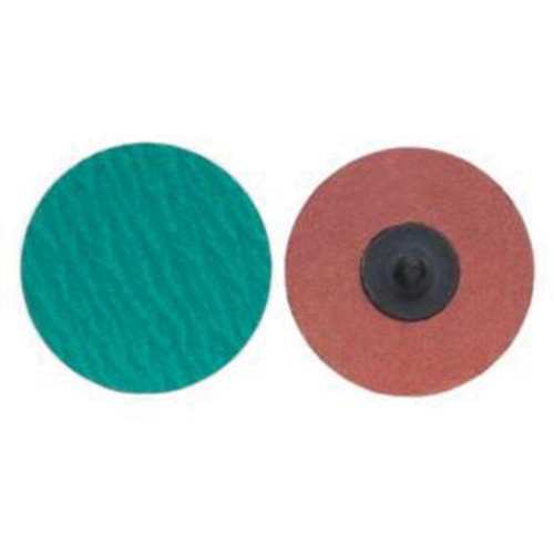 Quick-Change Cloth Disc, 1" Dia., 60 Grit, Zirconium Rideout Tool & Machine Inc.