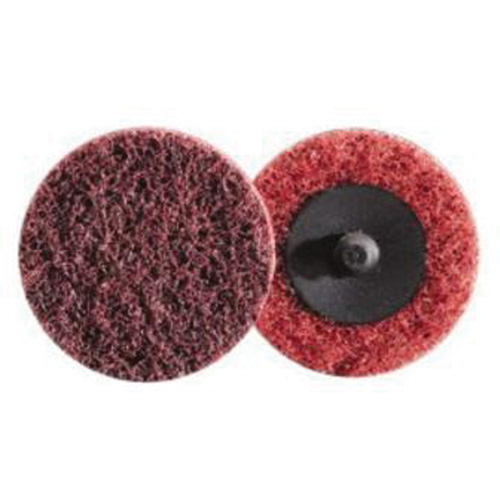 Surface Prep Quick-Change Disc, 1" Dia., Medium Grit, Aluminum Oxide Rideout Tool & Machine Inc.