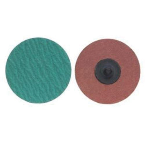 Quick-Change Discs, 3" Dia., 36 Grit, Zirconia Alumina Rideout Tool & Machine Inc.