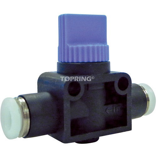 Vanne double manuelle union droit, Entr&eacute;e d'air 1/4" NPT, Sortie 1/4" NPT, 150 psi Rideout Tool & Machine Inc.