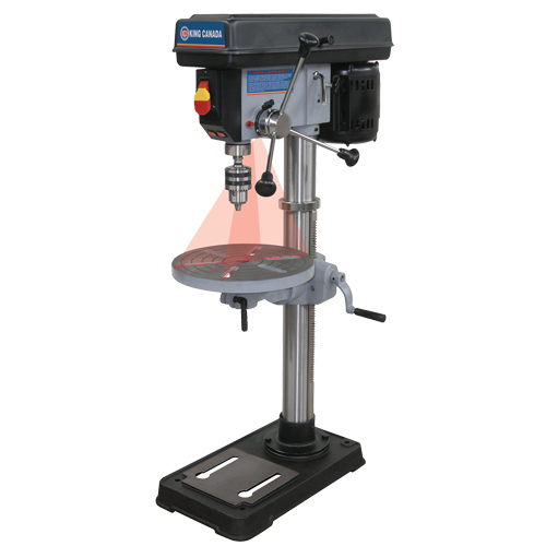 Drill Presses With Laser, 13", 5/8" Chuck, 3670 RPM Rideout Tool & Machine Inc.