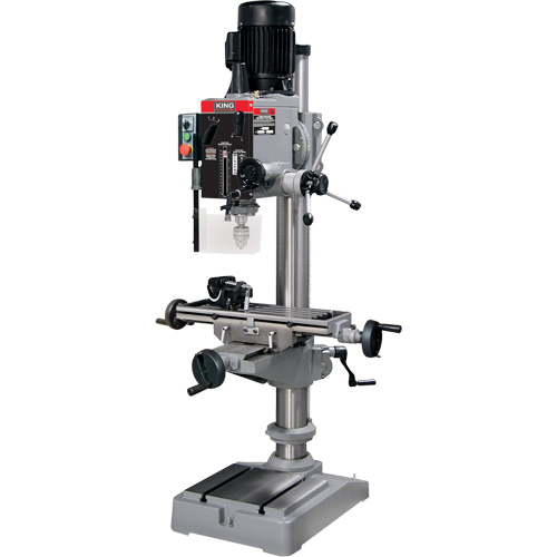 Gearhead Milling Drilling Machine, 6 Speeds, 1-1/4" Drilling Capacity Rideout Tool & Machine Inc.