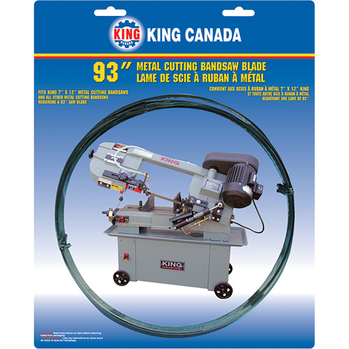 King Canada General Purpose Band Saw Blade, BiMetal, 93" L x 3/4" W x