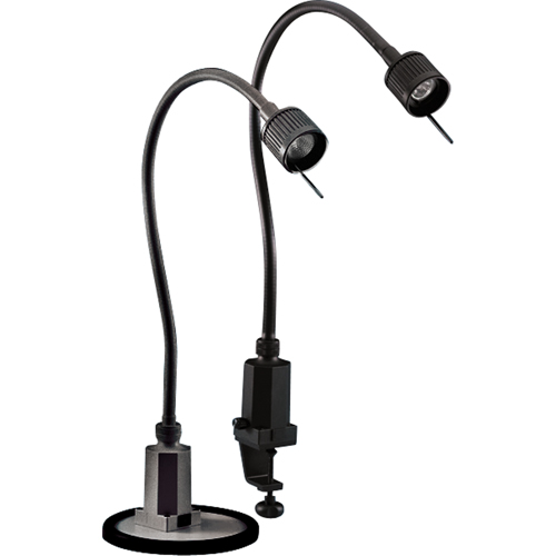Sunnex Task Lights - 20-Watt Halogen Series, 20 W, Halogen, 27" Neck, Black Rideout Tool & Machine Inc.