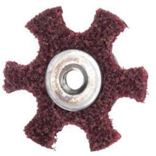 Abrasotex Surface Preparation Star, 4" Dia., Medium Grit, Aluminum Oxide Rideout Tool & Machine Inc.