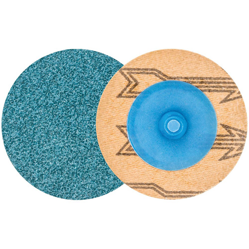 Disque de ponçage TWIST TOPCUT, 2" dia., Grain 60, Zirconium Rideout Tool & Machine Inc.