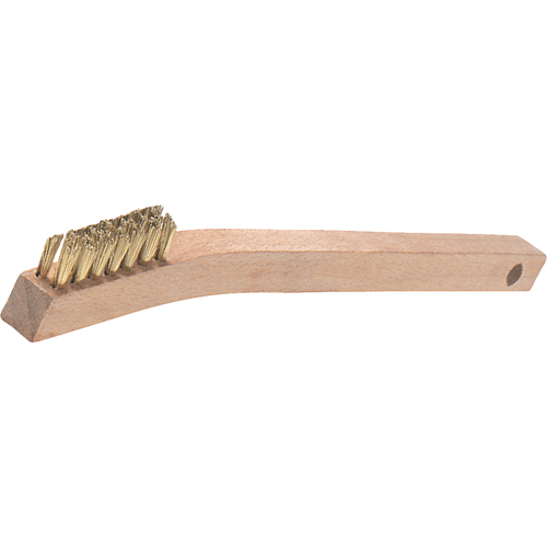 V-Trim Small Handle Scratch Brushes, Brass, 3 x 7 Wire Rows, 7-7/8" Long Rideout Tool & Machine Inc.