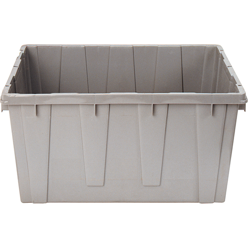 Contenant emboîtable, 21,1" la x 17,7" p x 12" h, Gris Rideout Tool & Machine Inc.