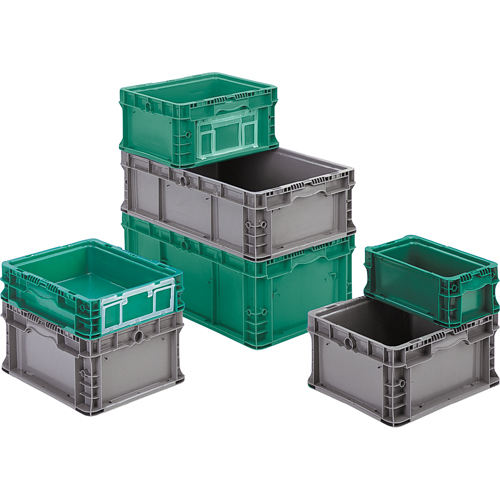Syst&egrave;me de contenants d'exp&eacute;dition 4845 de StakPak Plus, 7-2/5" la x 12" p x 5" h, Vert moyen Rideout Tool & Machine Inc.