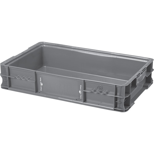 Syst&egrave;me de contenants d'exp&eacute;dition 4845 de StakPak Plus, 15" la x 24" p x 5" h, Gris Rideout Tool & Machine Inc.