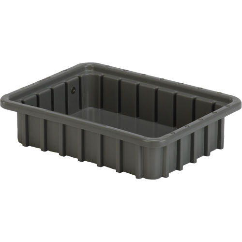 Contenants Divider Box, Poly&eacute;thyl&egrave;ne, 10,8" la x 8,3" p x 2,5" h, Gris Rideout Tool & Machine Inc.