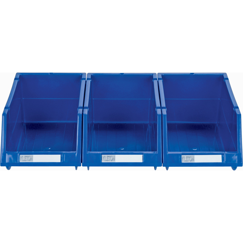 Stack & Hang Bin, 4-13/16" W x 3-3/16" H x 7-1/8" D, Blue Rideout Tool & Machine Inc.