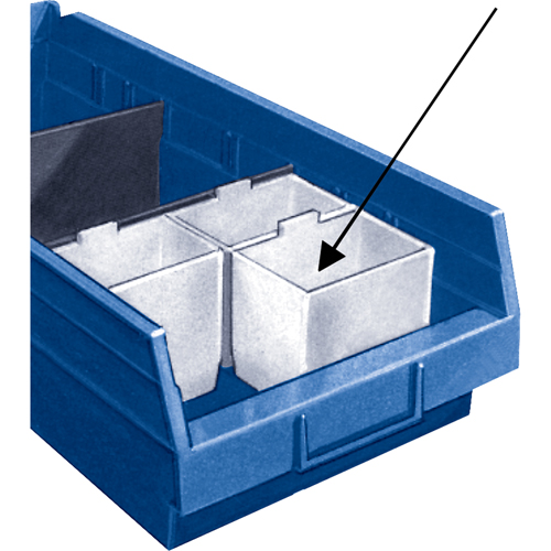 Bacs de rangement pour tablettes - Compartiments Rideout Tool & Machine Inc.