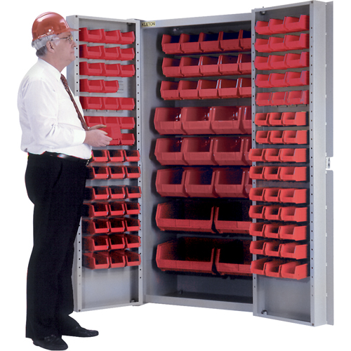 Deep-Door Combination Cabinet, 38" W x 24" D x 72" H, 36 Shelves Rideout Tool & Machine Inc.