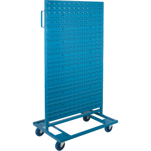 Mobile Bin Racks - Double Sided, 0 Bins, 36" W x 24" D x 67-1/2" H Rideout Tool & Machine Inc.