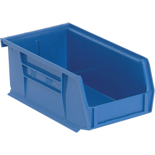 Bacs ultra empilable & suspendable, 4-1/8" la, 3" h x 7-3/8" p, Bleu Rideout Tool & Machine Inc.
