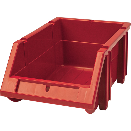 Bac empilable & &agrave; suspendre, 4-13/16" la, 3-3/16" h x 7-1/8" p, Rouge Rideout Tool & Machine Inc.