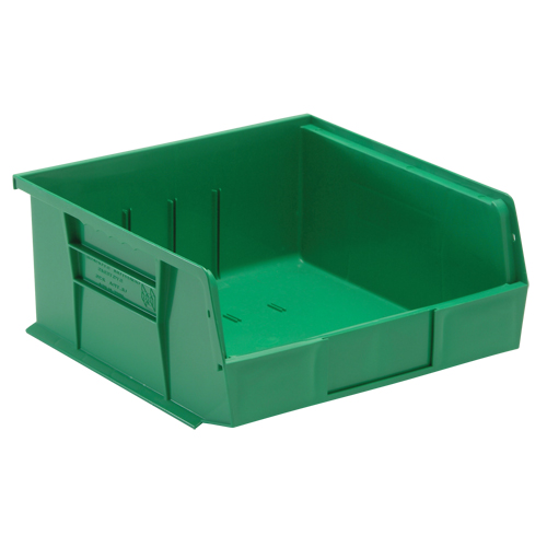 Ultra Stack & Hang Bin, 11" W x 5" H x 10-7/8" D, Green Rideout Tool & Machine Inc.