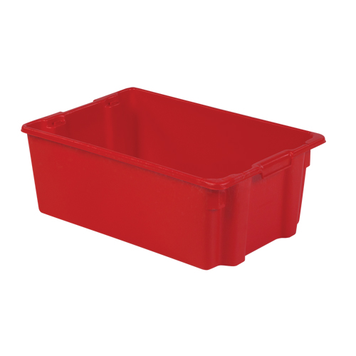 Contenants Stack-N-Nest Polylewton, 10,5" x 28,4" x 18,7", Rouge Rideout Tool & Machine Inc.