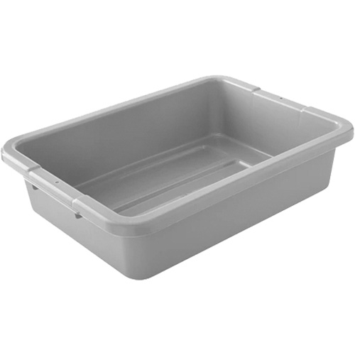 Boîtes utilitaires - Gris, 5" ha x 15" p x 20" lo, Plastique, Gris Rideout Tool & Machine Inc.