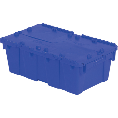 Contenants de distribution Flipak en plastique poly&eacute;thyl&egrave;ne (PE), 19,7" x 11,8" x 7,3", Bleu Rideout Tool & Machine Inc.