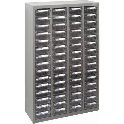 KPC-700 Parts Cabinet, Galvanized Steel, 60 Drawers, 23-1/10" x 8-7/10" x 36-9/10", Grey Rideout Tool & Machine Inc.