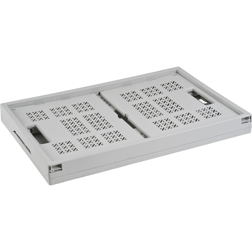 Bac repliable, 21" lo x 14" la x 10,5" h, Gris Rideout Tool & Machine Inc.