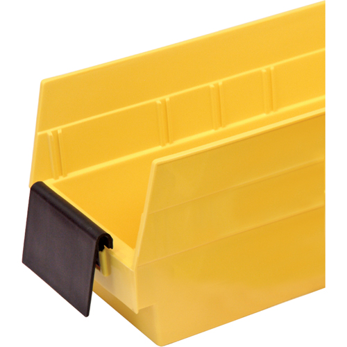 Bacs de rangement pour tablettes - Porte-&eacute;tiquettes de forme allong&eacute;e Rideout Tool & Machine Inc.