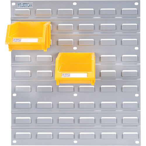 Metal Louvered Panel Bin Support Rack, 16 Bins, 18" W x 1/8" D x 19" H Rideout Tool & Machine Inc.