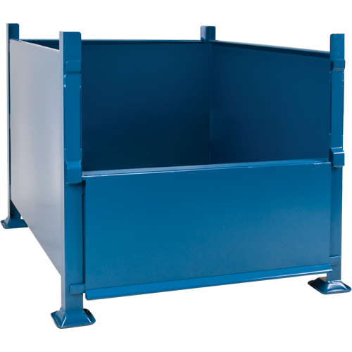 Bulk Stacking Containers, 30" H x 34.5" W x 40.5" D, 3500 lbs. Capacity Rideout Tool & Machine Inc.