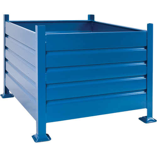 Bulk Stacking Containers, 30" H x 34.5" W x 40.5" D, 4500 lbs. Capacity Rideout Tool & Machine Inc.