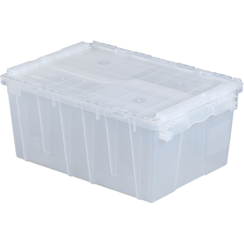 Contenants de distribution Flipak en plastique polypropyl&egrave;ne (PP), 21,8" x 15,2" x 9,3", Transparent Rideout Tool & Machine Inc.