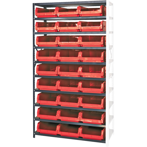&eacute;l&eacute;ment de rayonnage avec bacs empilables, Acier, Bac Magnum, Capacit&eacute; 650 lb, 42" la x 76" h Rideout Tool & Machine Inc.