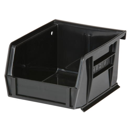 Bac empilable & &agrave; suspendre, 4-1/8" la, 3" h x 5-3/8" p, Noir Rideout Tool & Machine Inc.