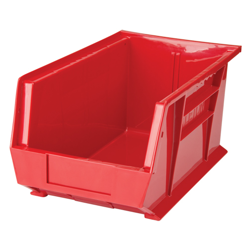 Stack & Hang Bin, 8-1/4" W x 7" H x 14-3/4" D, Red Rideout Tool & Machine Inc.