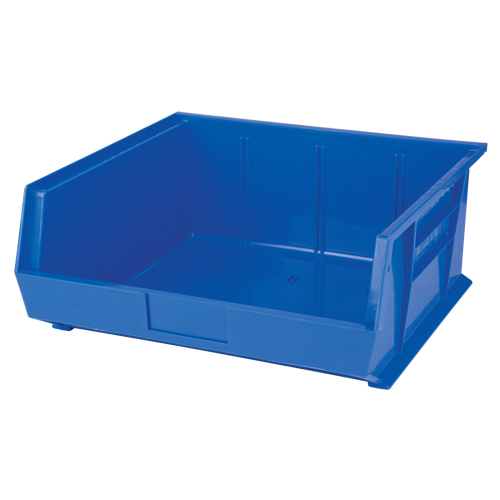 Stack & Hang Bin, 16-1/2" W x 7" H x 14-3/4" D, Blue Rideout Tool & Machine Inc.