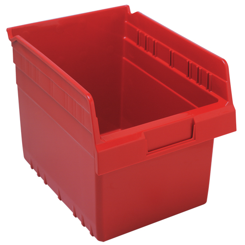 Bacs pour &eacute;tag&egrave;re Store-Max, 8-3/8" la x 8" H x 11-5/8" p, Rouge, Capacit&eacute; 44 lb Rideout Tool & Machine Inc.